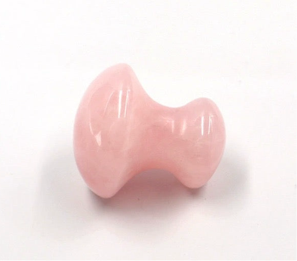 🌸 Rosenquarz Mushroom Massager – für entspannte & strahlende Haut