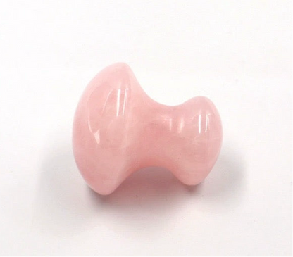 🌸 Rosenquarz Mushroom Massager – für entspannte & strahlende Haut