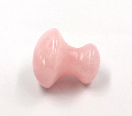 🌸 Rosenquarz Mushroom Massager – für entspannte & strahlende Haut
